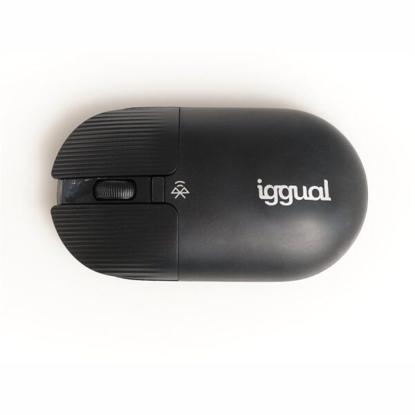 iggual ratón bluetooth yin-1600dpi negro