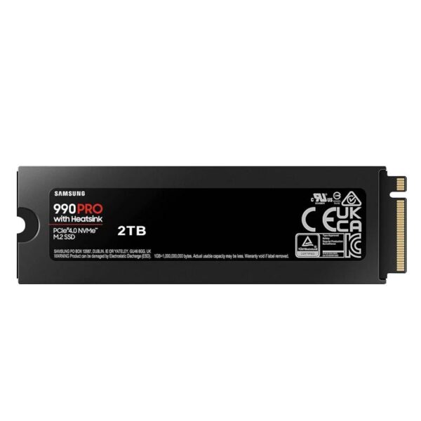 samsung 990 pro heatsink ssd 2tb pcie 4.0 nvme m.2