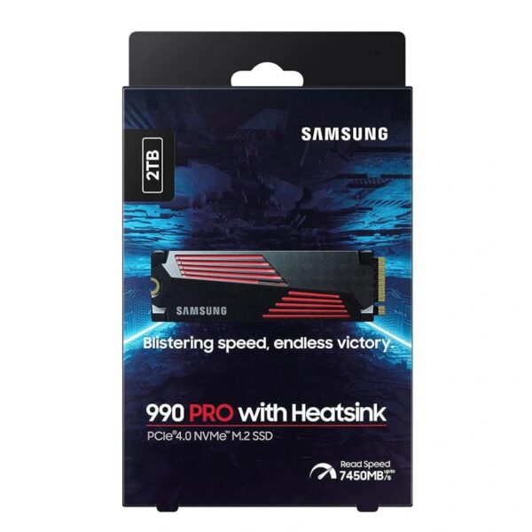 samsung 990 pro heatsink ssd 2tb pcie 4.0 nvme m.2