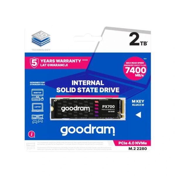 goodram px700 ssd 2tb pcie nvme gen 4 x4