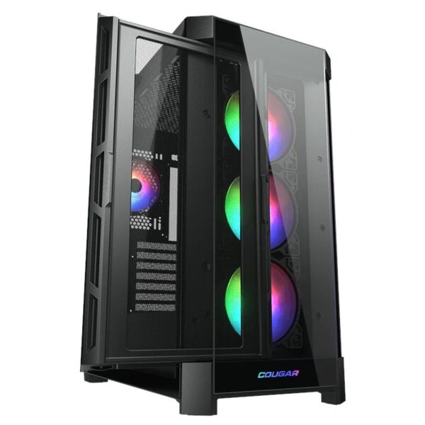 cougar caja semitorre duoface pro rgb