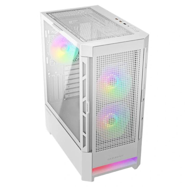 cougar caja semitorre airface rgb blanco