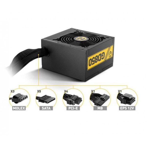 nox fuente alimentación hummer gd850 80plus gold