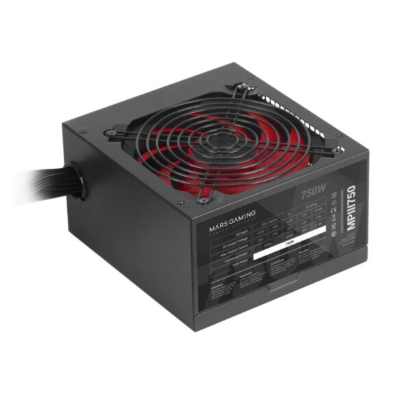 mars gaming fuente alimen. mpiii 750w, 85% silent