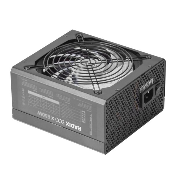 tacens psu radix eco x 650w 14cm fan black