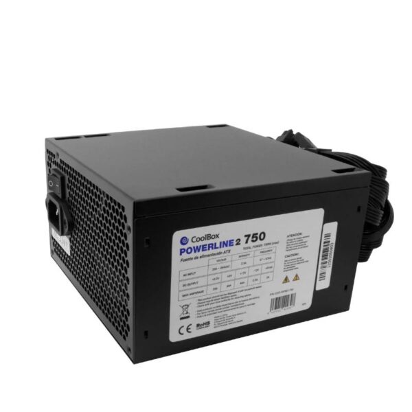 coolbox fuente alimentacion powerline2 750w 85%