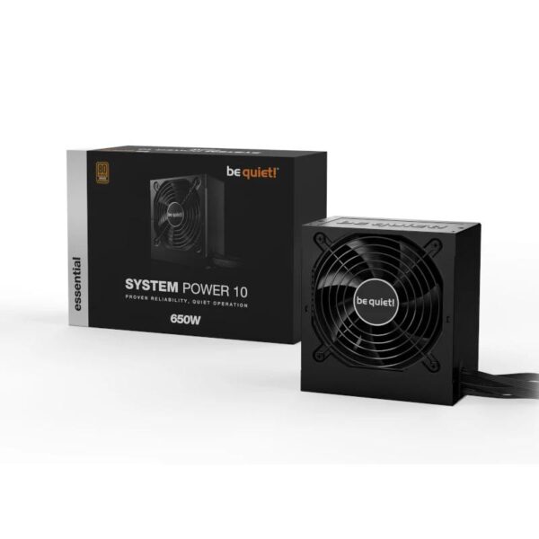 be quiet! fuente system power 10 650w bronce