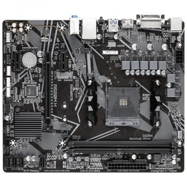 gigabyte placa base a520m h matx am4