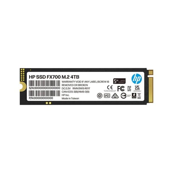 hp ssd fx700 4tb m.2 pcie gen 4 nvme- 1