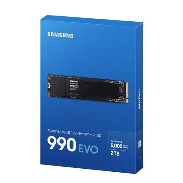 samsung 990 evo ssd 2tb pcie 4.0x4 5.0x2 nvme 2.0- 3