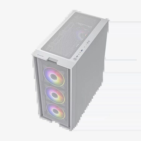 hiditec caja e-atx h2 air argb white- 1