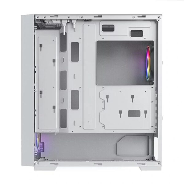 hiditec caja e-atx h2 air argb white- 3