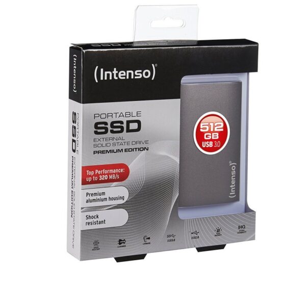 intenso external ssd 256gb premium edition 1.8"- 2