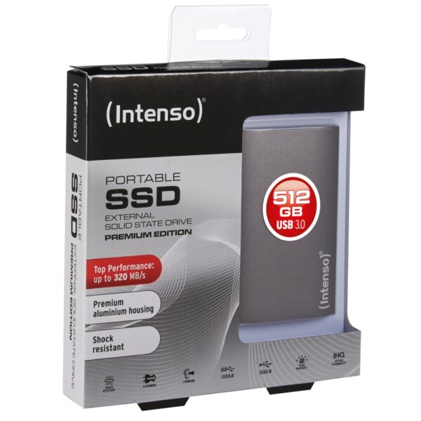 intenso external ssd 512gb premium edition 1.8"- 1