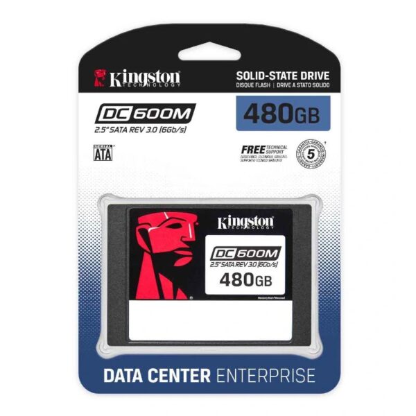 kingston data center dc600m ssd 480gb 2.5" sata- 1