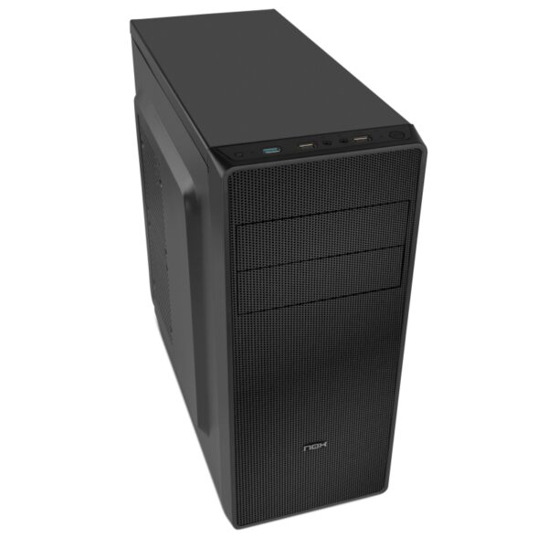 nox caja semitorre atx coolbay rx negra usb 3.0- 1