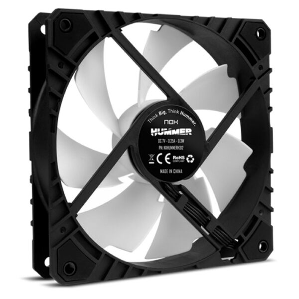 nox ventilador hummer h-fan pro 120 mm pwm- 1