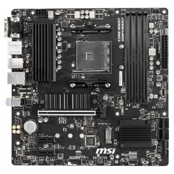 msi placa base b550m pro-vdh matx am4- 1