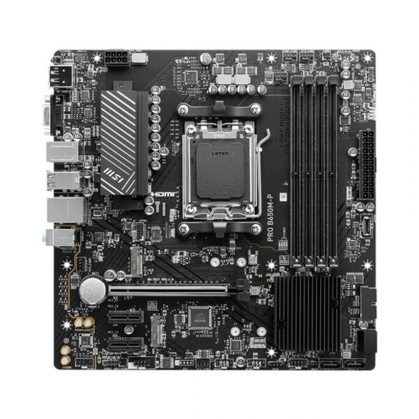 msi placa base pro b650m-p matx am5- 1