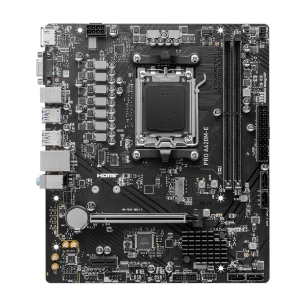 msi placa base pro a620m-e matx am5- 1