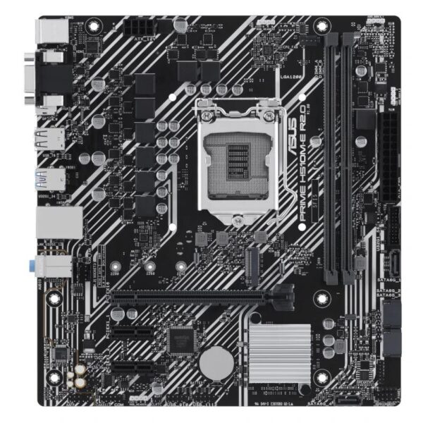 asus placa base prime h510m-e r2.0 matx lga1200- 1