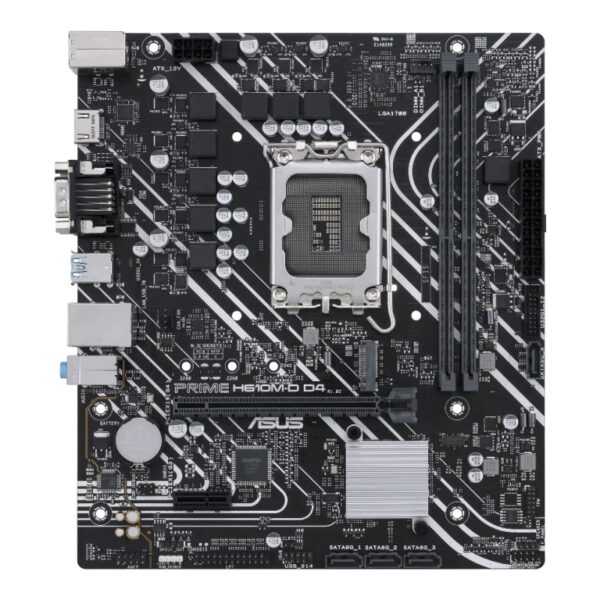 asus placa base prime h610m-d d4 matx 1700- 1