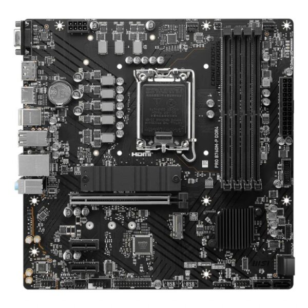 msi placa base pro b760m-p ddr4 matx lga1700- 1