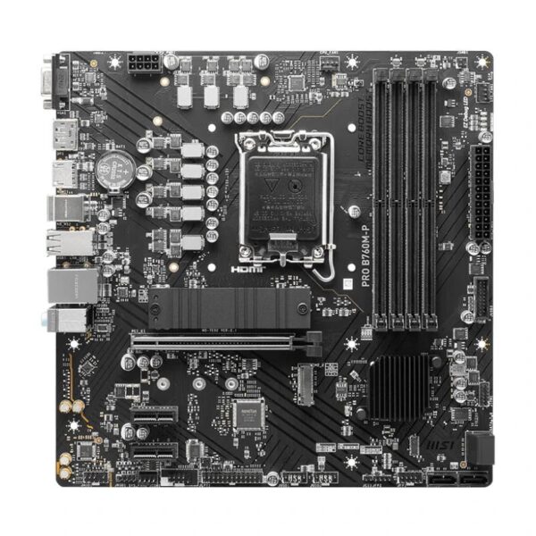 msi placa base pro b760m-p ddr5 matx lga1700- 1