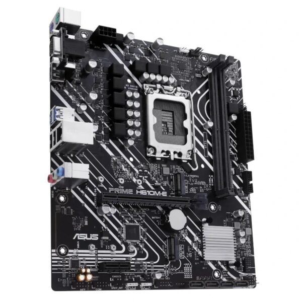 asus placa base prime h610m-e csm ddr5- 2