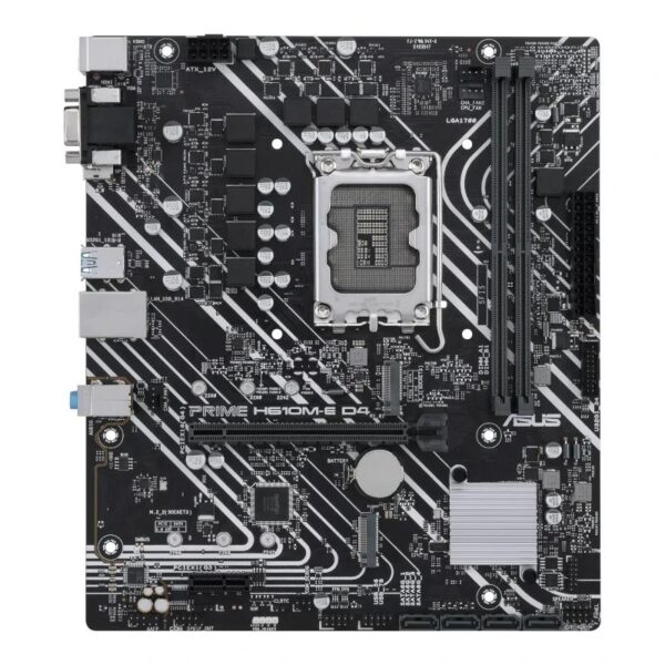 asus placa base prime h610m-e csm d4- 1